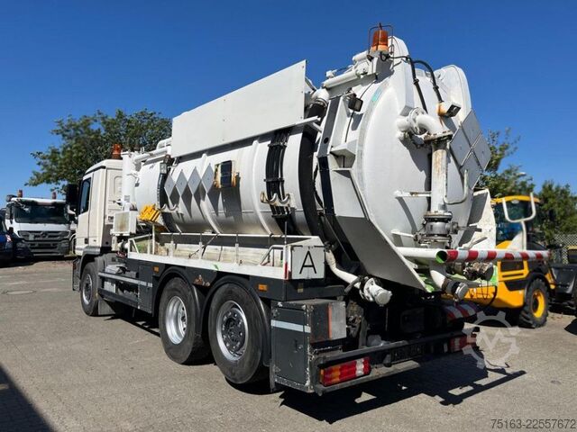 Vökvutankbíll MERCEDES-BENZ Actros 2546 L 6x2  Saug + Spülwagen Müller GGVS