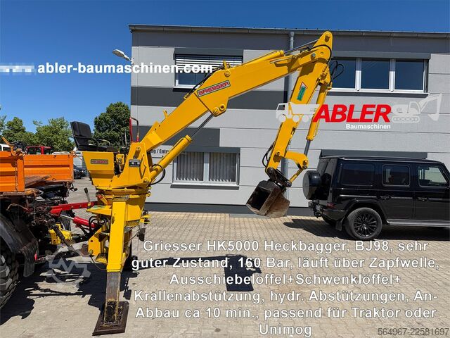  Griesser HK5000 Heckbagger Zapfwelle