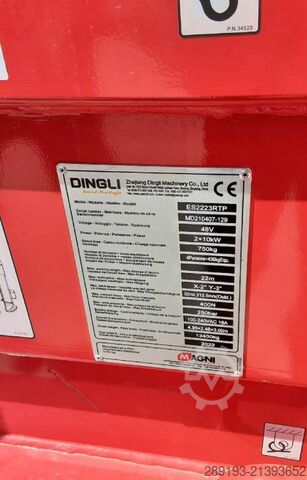 Darba posmi šķēres Magni ES 2223 RTP Elektro 22,00 m mit Stützen