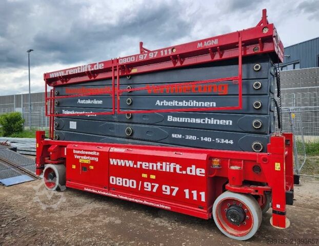 Darba posmi šķēres Magni ES 3214 E Elektro 32,00 m mit Stützen