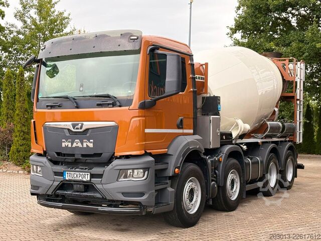 混凝土搅拌车 MAN 35.400 8x4 BB CH Betonmischer Liebherr 9 m³