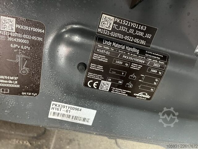 LPG Forklifts Linde H16T-01