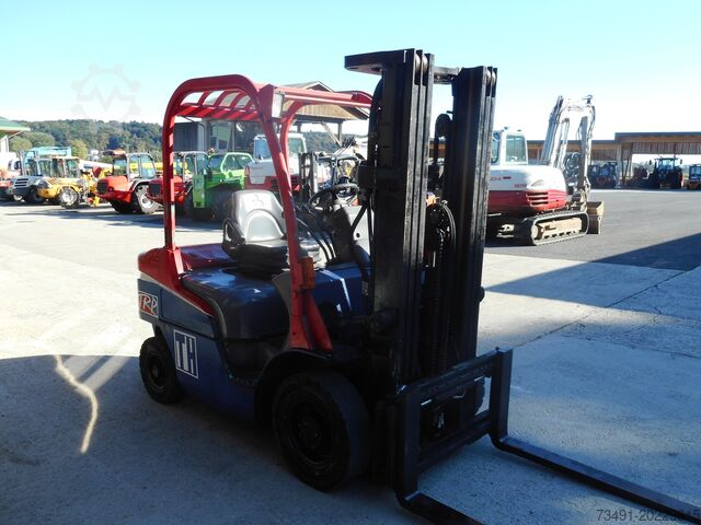 4-wheel forklift Mitsubishi FD25N Triplex + SS
