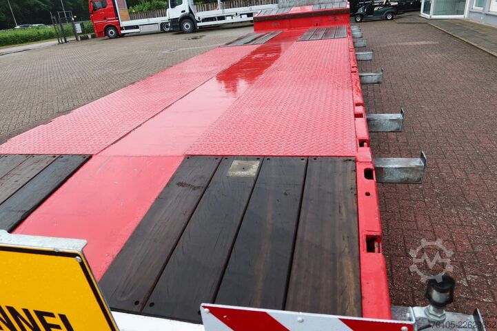 Pemuat semi rendah Max Trailer Max 100-F-S43-1AAF Uitschuifbaar 450cm