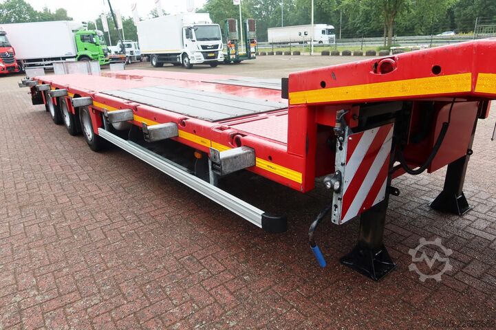 Pemuat semi rendah Max Trailer Max 100-F-S43-1AAF Uitschuifbaar 450cm