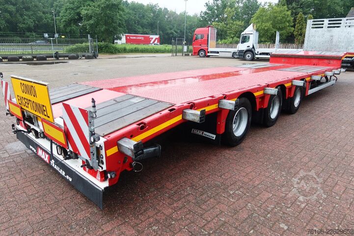 Pemuat semi rendah Max Trailer Max 100-F-S43-1AAF Uitschuifbaar 450cm