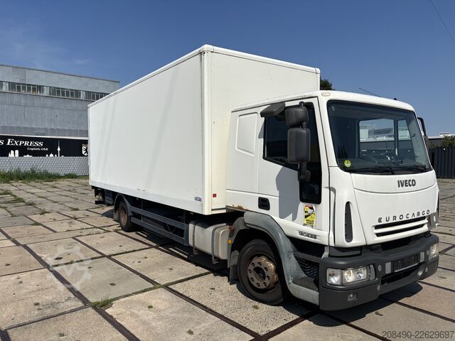 รถบรรทุกพร้อมตัวถังแบบตู้ / ลิฟต์ท้ายรถ, ระบบขับเคลื่อนเพลาหน้า, ที่นอน Iveco Euro Cargo 120E28P, FFH 1 Liege