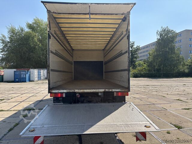 รถบรรทุกพร้อมตัวถังแบบตู้ / ลิฟต์ท้ายรถ, ระบบขับเคลื่อนเพลาหน้า, ที่นอน Iveco Euro Cargo 120E28P, FFH 1 Liege