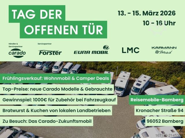 แคมเปอร์กึ่งบูรณาการ CARADO T 457 Digital Paket / Fiat Automatik / pro+