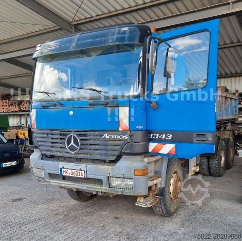 Τρίπλευρο ανατρεπόμενο φορτηγό MERCEDES-BENZ Actros 3343 / 6X6 ALLRAD / NUR 180km / GERMAN