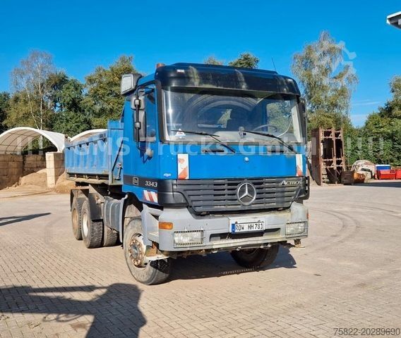 Ανατρεπόμενο φορτηγό MERCEDES-BENZ Actros 3343 / 6X6 ALLRAD / NUR 180km / GERMAN