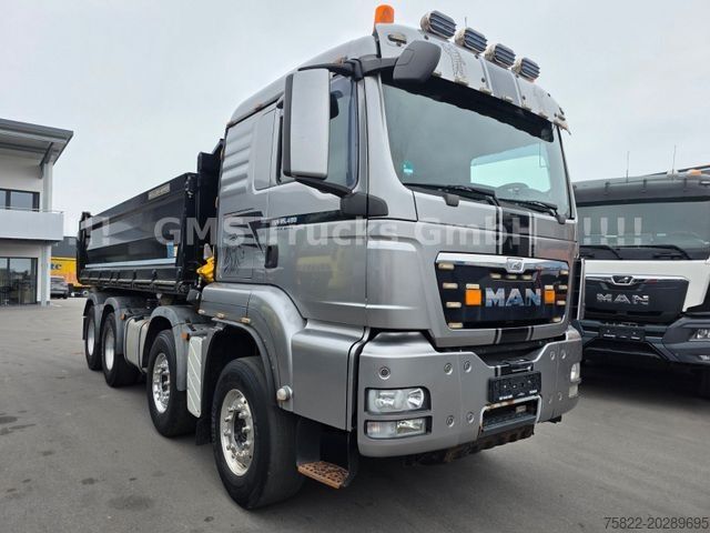 Ανατρεπόμενο φορτηγό MAN TGS 35.480 / WECHSEL Meiller Bordm + ISO Mulde