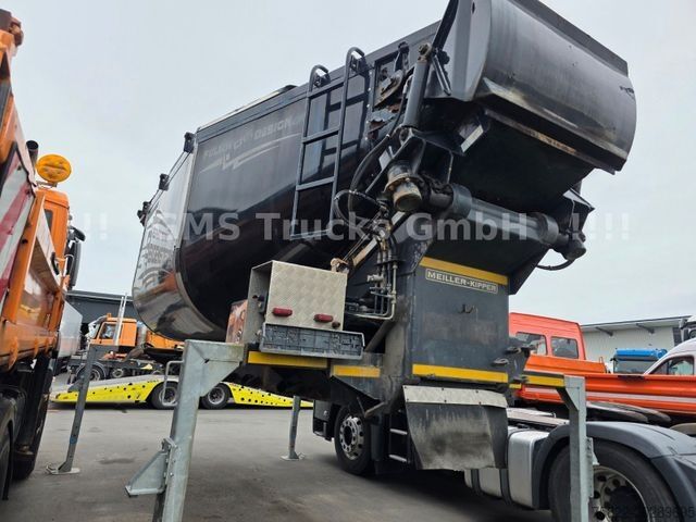 Ανατρεπόμενο φορτηγό MAN TGS 35.480 / WECHSEL Meiller Bordm + ISO Mulde