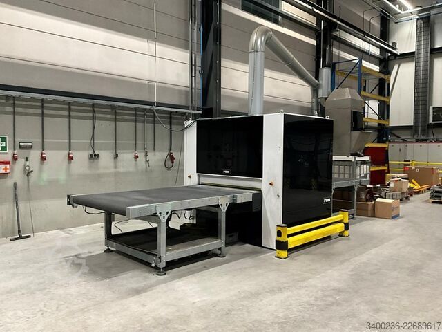 2023 Q-FIN F1500 WES6000 máquina de des rebarbado e acabamento universal de fita larga Q-fin F1500