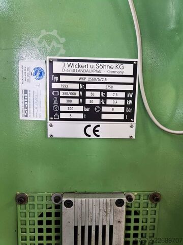  Wickert WKP 2560/5/2,5