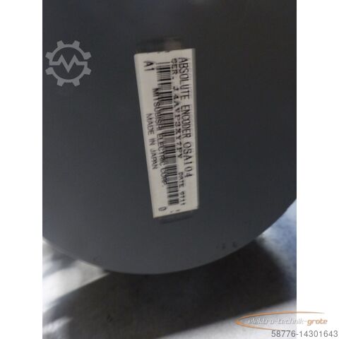 Mitsubishi engine Mitsubishi HA300NCB-S SPEC NO 7Y018 + Encoder OSA104 SN J4AVP3XYPV ungebr.