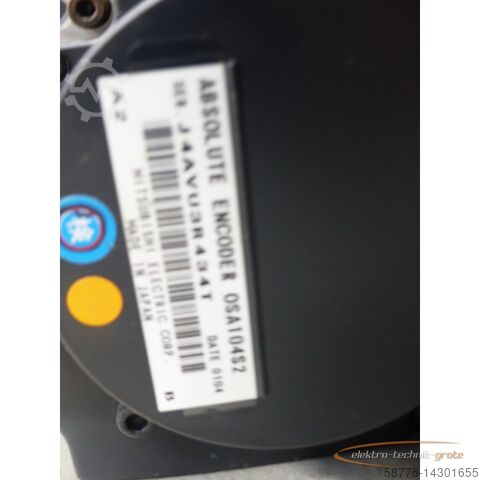 Mitsubishi Motor Mitsubishi HC202BS SN M64747001 + Encoder OSA104S SN J4AVU3R434T ungebr.