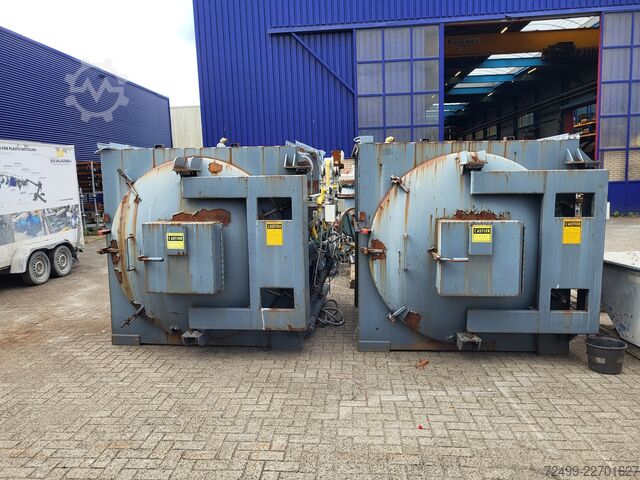 תנורי פירוליזה עם מבערים משניים 2 Pyroliseoven (Eclipse) C125S, 2x TJ75 & 1x TJ100