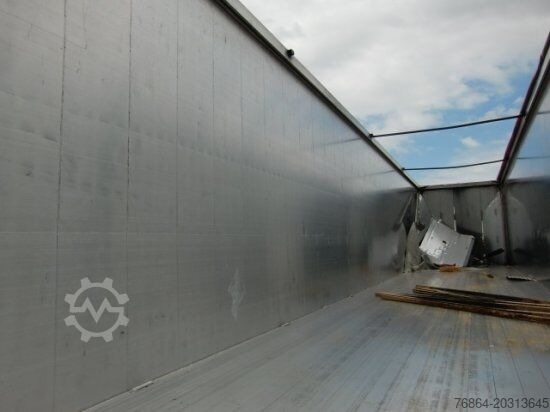 Semi-remorque à plancher roulant  PEISCHL 3ESPOS, SCHUBBODEN ,SAF-ACHSEN, FUNK, LIFTACHSE, 10MM BODEN, BESCHäDIGT!