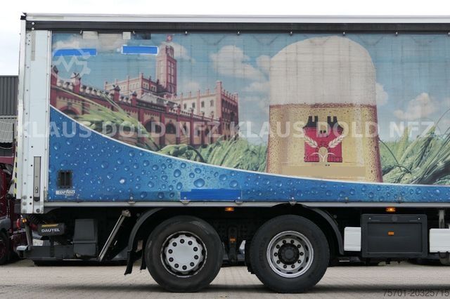 Tovorno vozilo s ravno platformo in ponjavo RENAULT Premium 430 Getränkewagen Lift-/Lenkachse EU5