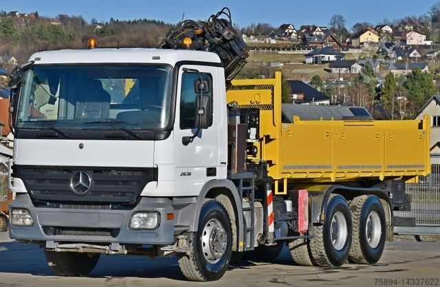 Автокран MERCEDES-BENZ ACTROS 2636 * TEREX 165.2E - A4 + FUNK/6x4