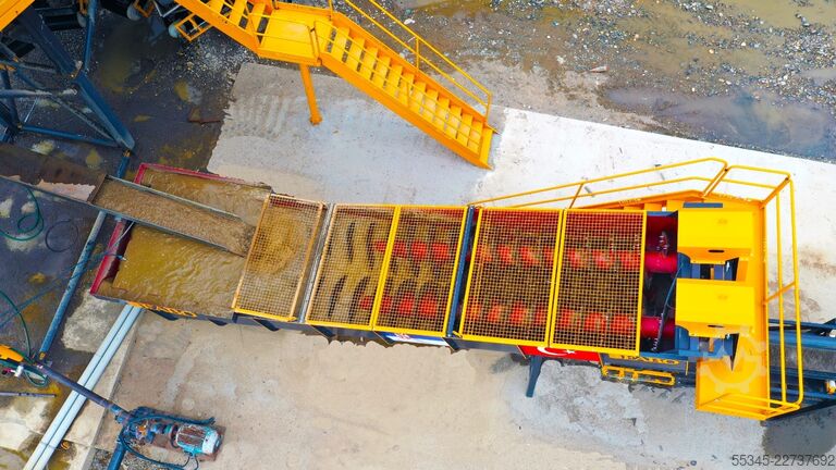 진동 화면 FABO Vibrating screen 2000x6000mm Vibrating screen