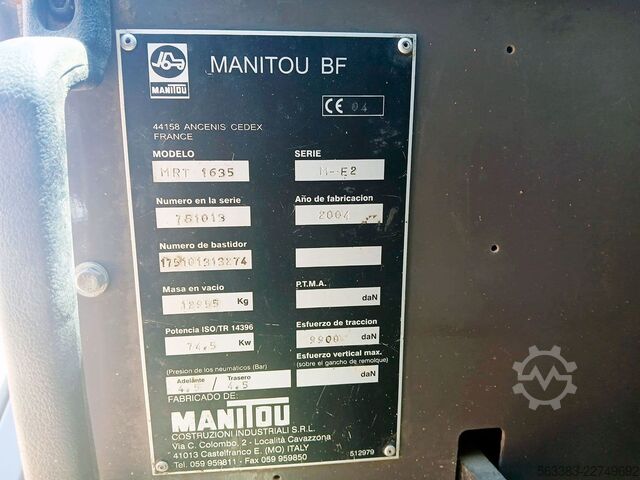 旋转式伸缩输送机 Manitou MRT1635