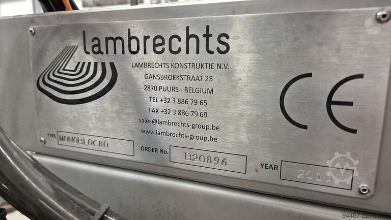 Punjenje buradi za pivo Lambrechts Monobloc 80 Keg Filling Line
