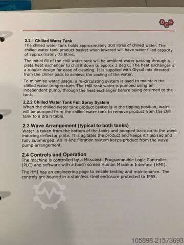 パスタ・ライス調理冷却システム DC Norris Wave 75 Cook Chill System