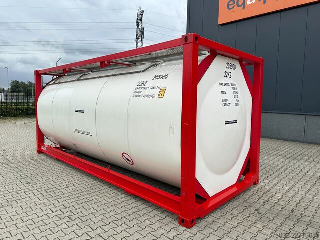 танк-контейнер CIMC 20FT ISO / 24.960L / 1-COMP / 3 BAFFLES / UN PO...