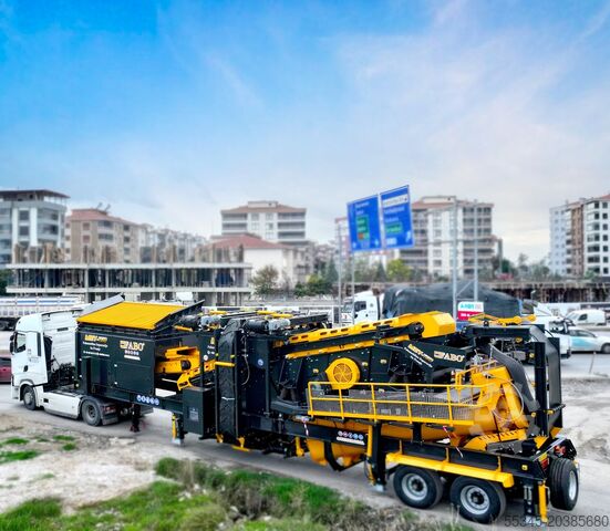 Siebmaschine FABO Sand Washing and Screening Mobile Sand Screening Washing Plant