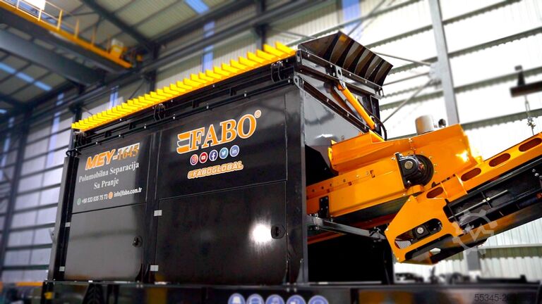 Máy sàng lọc FABO Sand Washing and Screening Mobile Sand Screening Washing Plant