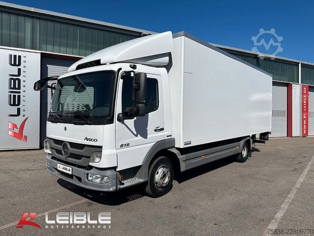 Фургон-будка MERCEDES-BENZ Atego 816 Koffer mit Ladebordwand Bär