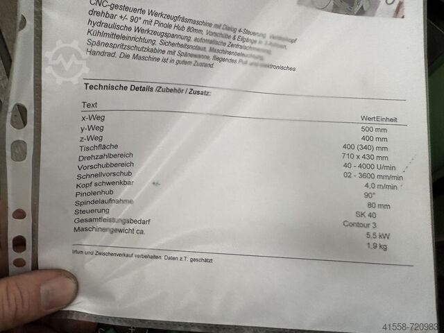 Fresatrice - Universale DECKEL FP3 A