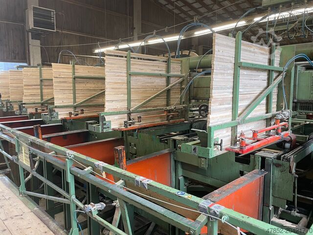 Sawmill Komplettes Veisto Hewsaw Sägewerk Hewsaw R200+ NS200 2xStapelmaschinen