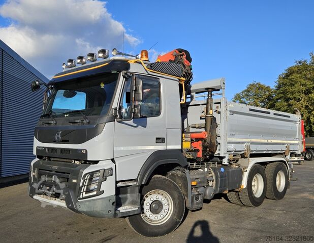 Camion basculante trilateral Volvo FMX 500 6x4 Bordmatik