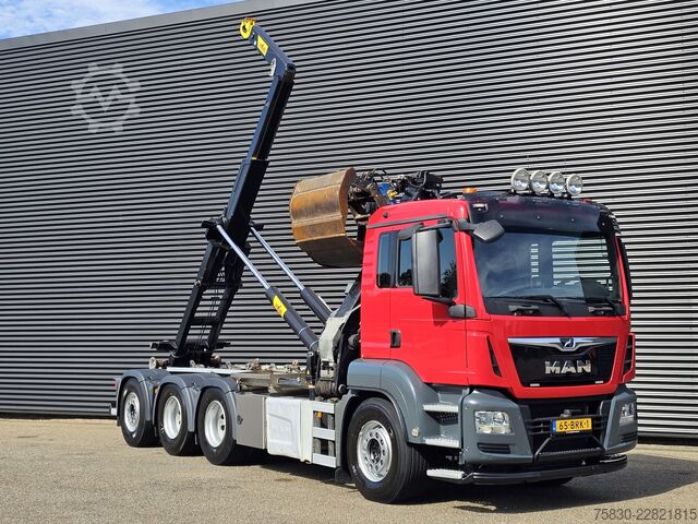 Sistema de braço de gancho MAN TGS 35.430 8x4-4 BL / HAAKARM + Z KRAAN / CRANE