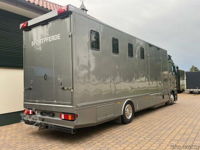 Cattle truck Mercedes-Benz Actros 1841 Megaspace 8-9 Pferde