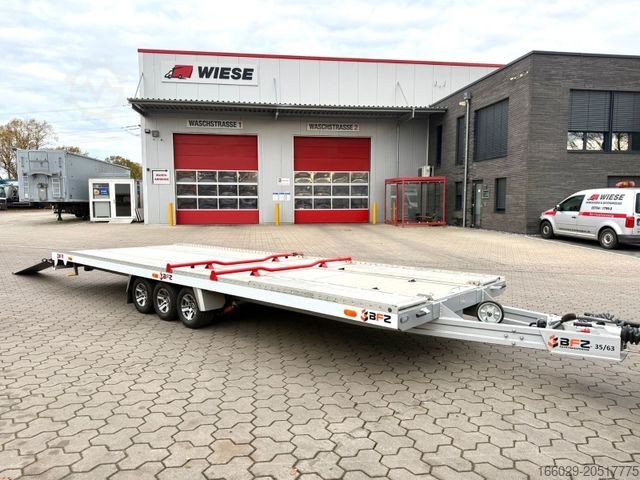 Furgon transportues makinash MERCEDES-BENZ Atego 918L Autotransporter mit BFZ Anhänger