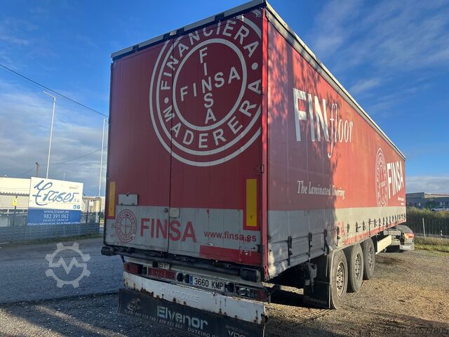 Semirreboque aberto com lona Krone TAULINER EJES MERCEDES DISCO