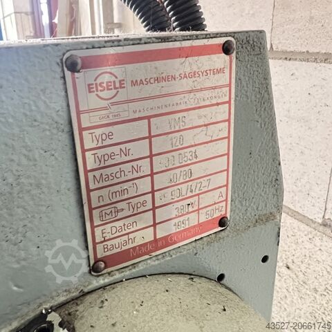 αυτόματο εγκιβωτισμένο δισκοπρίονο EISELE VMS 120
