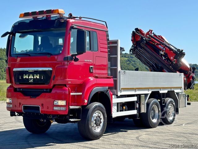 Lastbilmonteret kran MAN TGS 28.480 * EFFER 255/5S + JIB 3S + FUNK * TOP