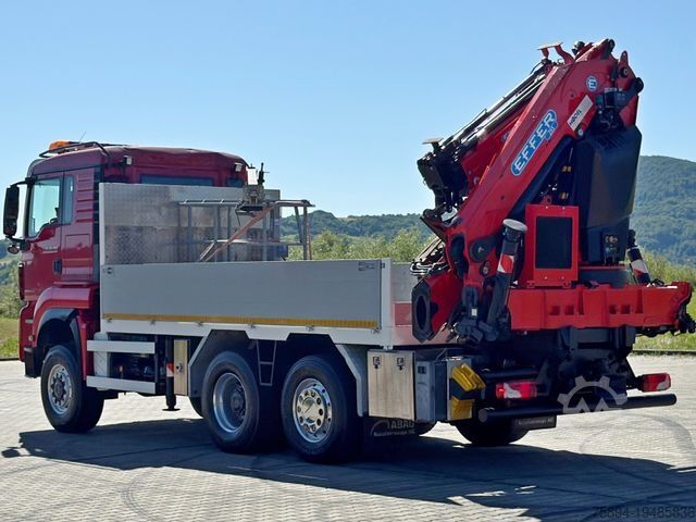 Lastbilmonteret kran MAN TGS 28.480 * EFFER 255/5S + JIB 3S + FUNK * TOP