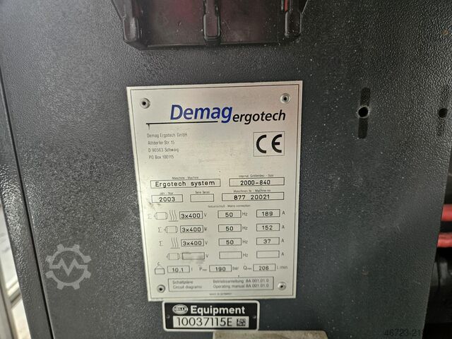 Spritzgießmaschine DEMAG Ergotech system 2000-840