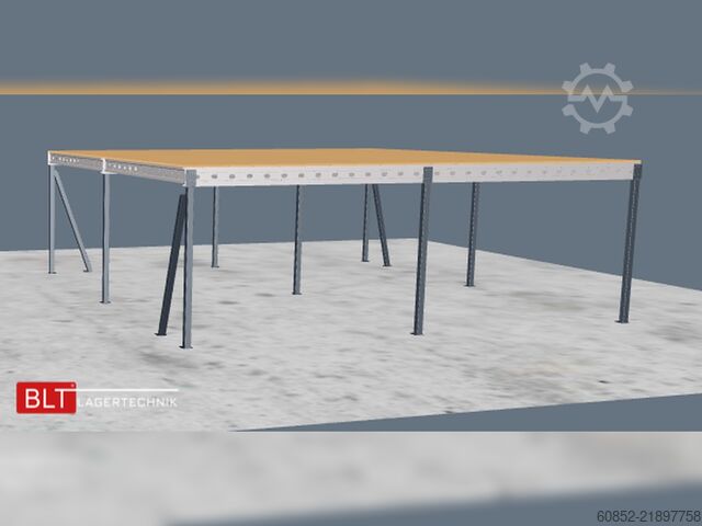 платформа зберігання 10x10m Lagerbühne , Belastung : 500kg/qm Unterkante: 3m ,ca. 100qm , Systembühne