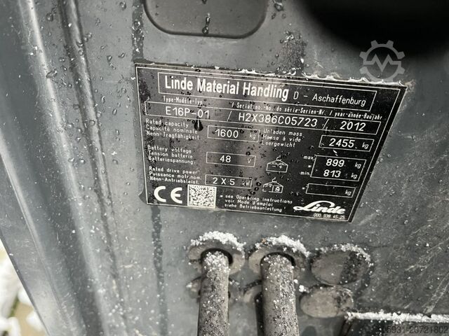 Forklift listrik 4 roda Linde E16P-01