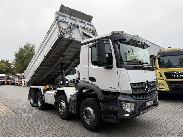 Dreiseitenkipper LKW Mercedes-Benz Arocs 3246K 8X4 Meiller