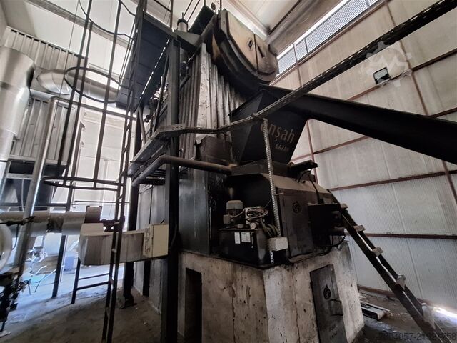 مرجل بخار يعمل بالوقود الصلب - 3 طن/ساعة - 8 بار ENSAH KAZAN Solid Fuel Steam Boiler - 3 t/hour-8 Bar
