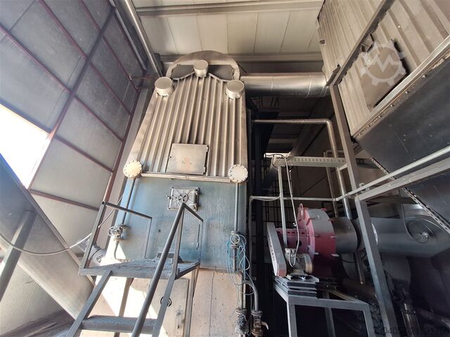 مرجل بخار يعمل بالوقود الصلب - 3 طن/ساعة - 8 بار ENSAH KAZAN Solid Fuel Steam Boiler - 3 t/hour-8 Bar