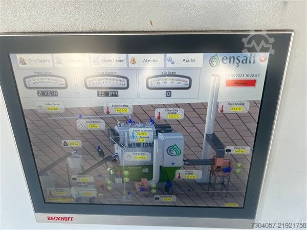 หม้อไอน้ำเชื้อเพลิงแข็ง – 3 ตัน/ชั่วโมง – 8 บาร์ ENSAH KAZAN Solid Fuel Steam Boiler - 3 t/hour-8 Bar